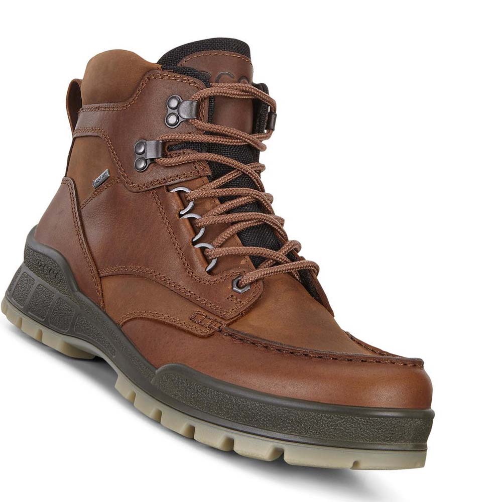 Men's Ecco Track 25 High Hiking & Trail Coffee | USA 571FDN